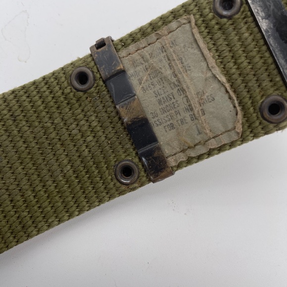 Vintage US Army Belt Military Issue Nylon LC-2 Individual Equipment Gear Size L - Picture 4 of 9